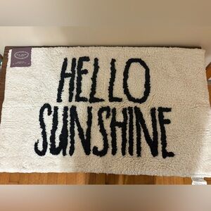 Rae Dunn Hello Sunshine Bathroom Mat